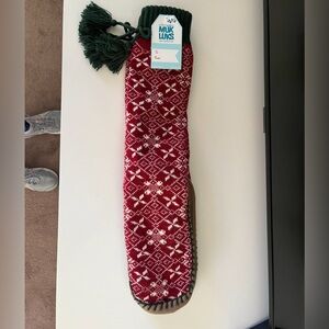 Muk Luk slipper socks